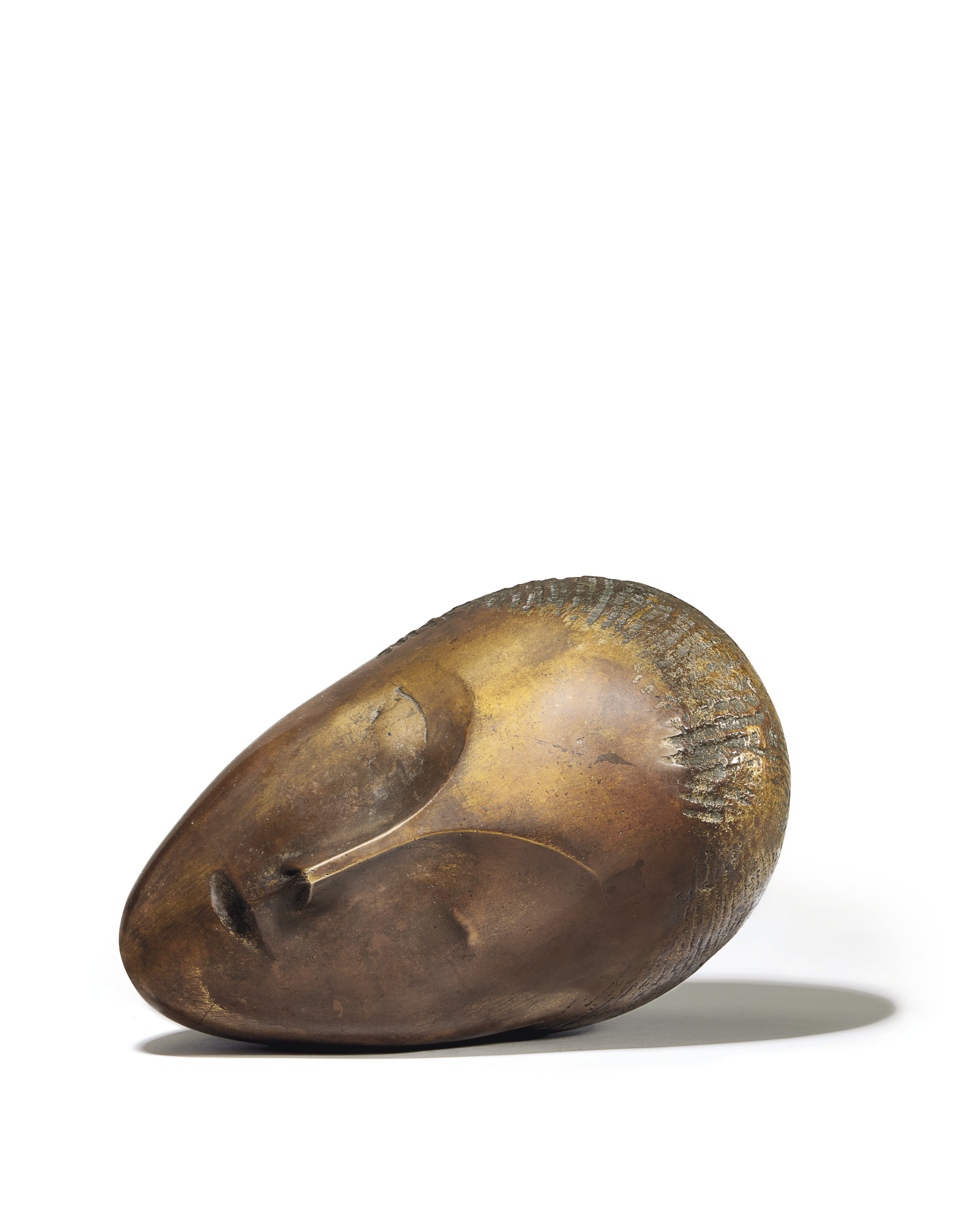 Constantin Brancusi, La muse endormie. Sold for $57,367,500. WORLD AUCTION RECORD FOR THE ARTIST